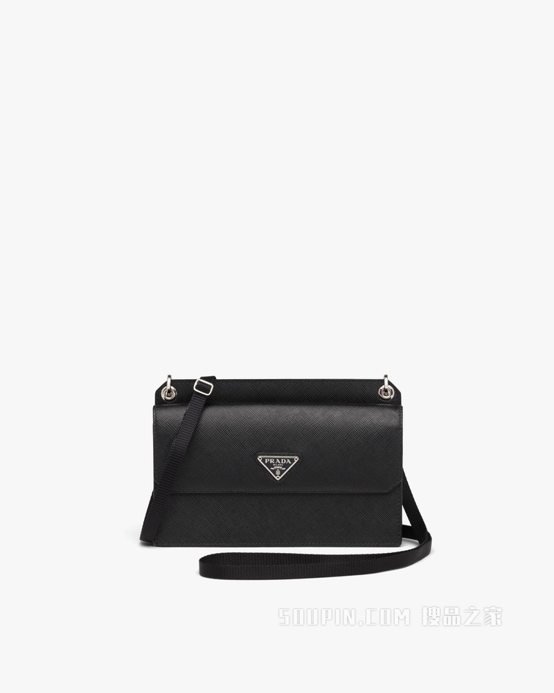 Saffiano 皮革手机包