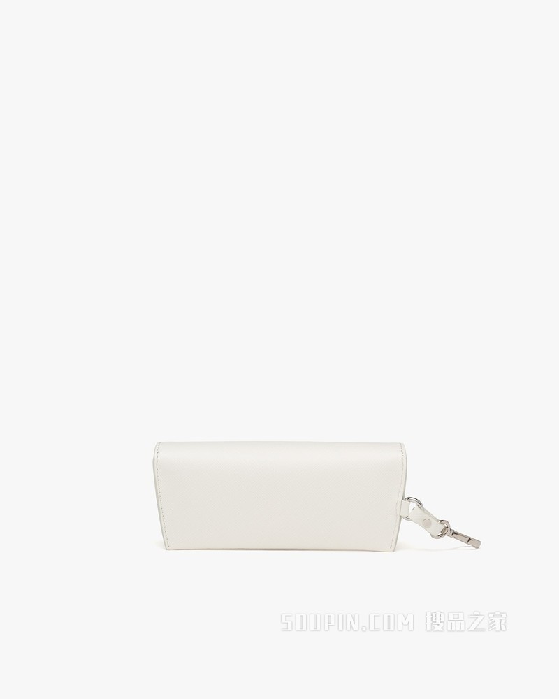 Saffiano 皮革眼镜套