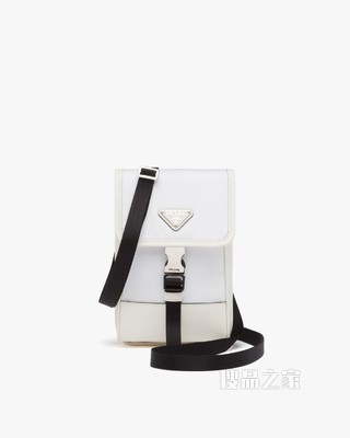 尼龙和Saffiano 皮革手机包