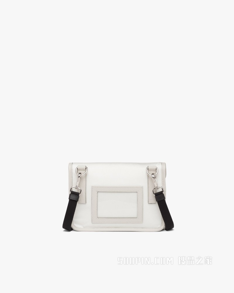 尼龙和Saffiano 皮革手机包