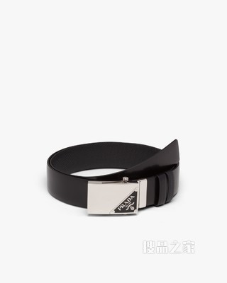 可双面穿Saffiano 皮革腰带