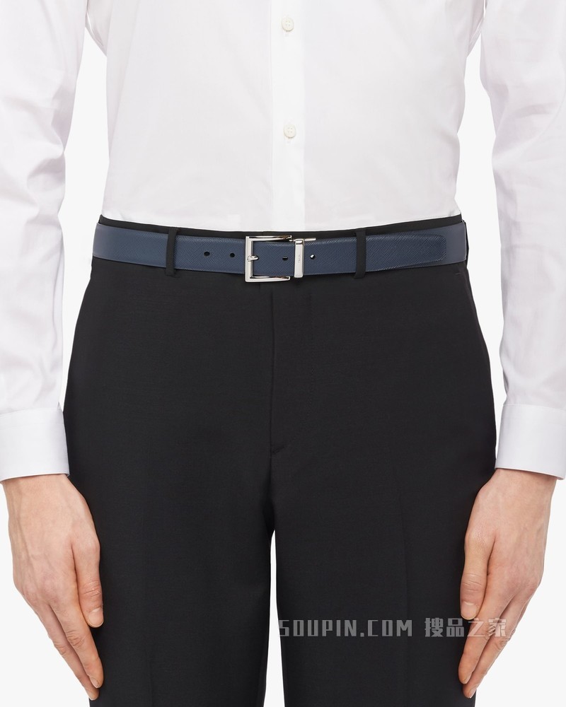 Saffiano Cuir 皮革腰带