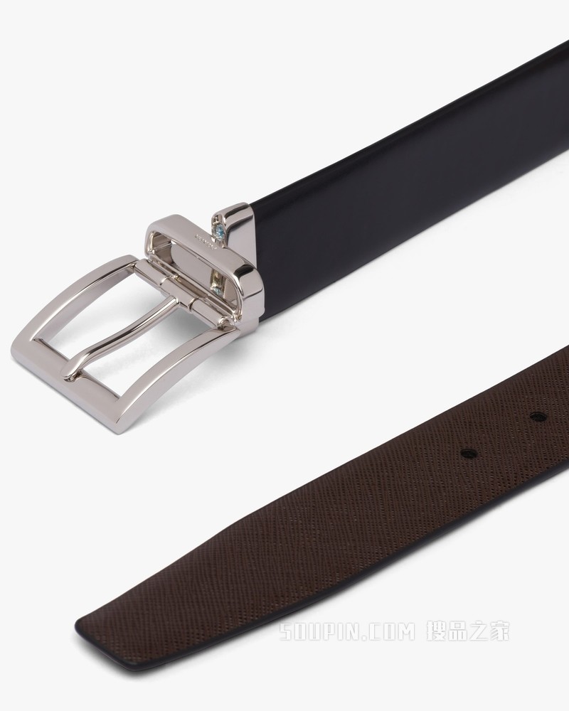 Saffiano Cuir 皮革腰带