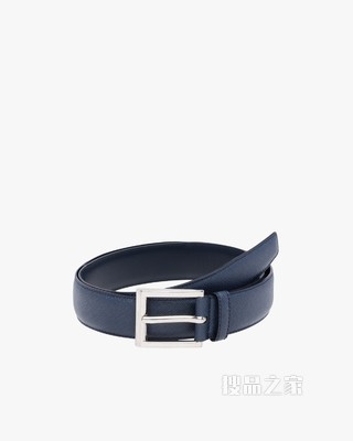 Saffiano 皮革腰带