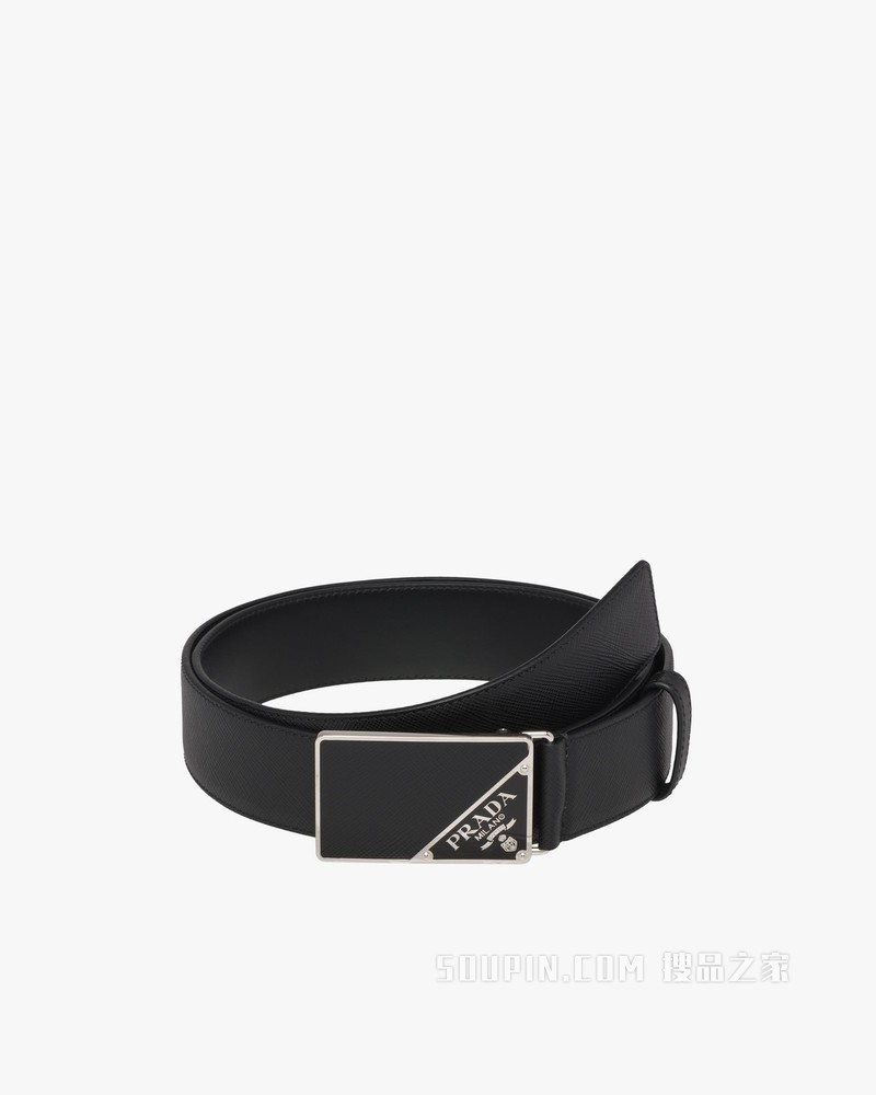 Saffiano 腰带