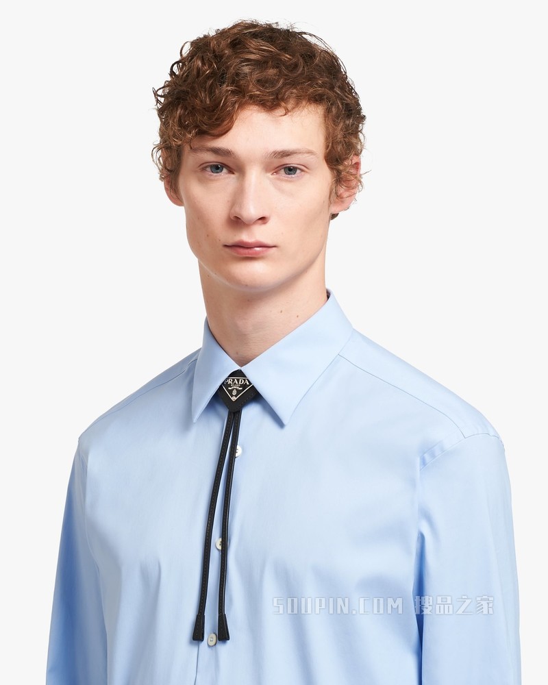 Saffiano 皮革Bolo 领带