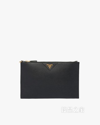 Saffiano 皮革手拿包