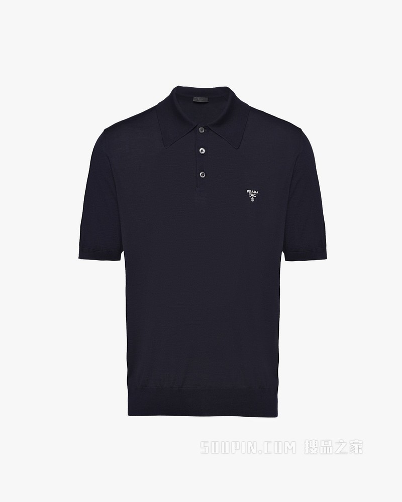 精纺羊毛Polo衫