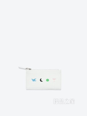 Magritte Alphabet Zipped Card Holder