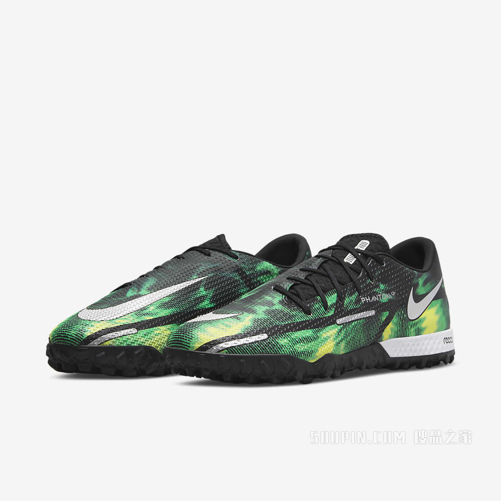 Nike React Phantom GT2 Pro SW TF 暗煞系列男/女人造场地足球鞋