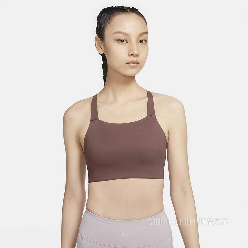 Nike Swoosh Luxe 女子中强度支撑衬垫运动内衣