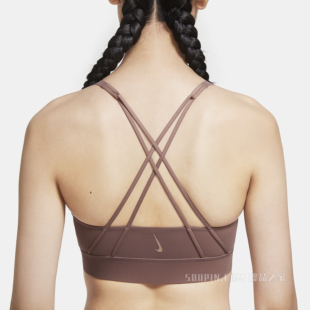 Nike Swoosh Luxe 女子中强度支撑衬垫运动内衣