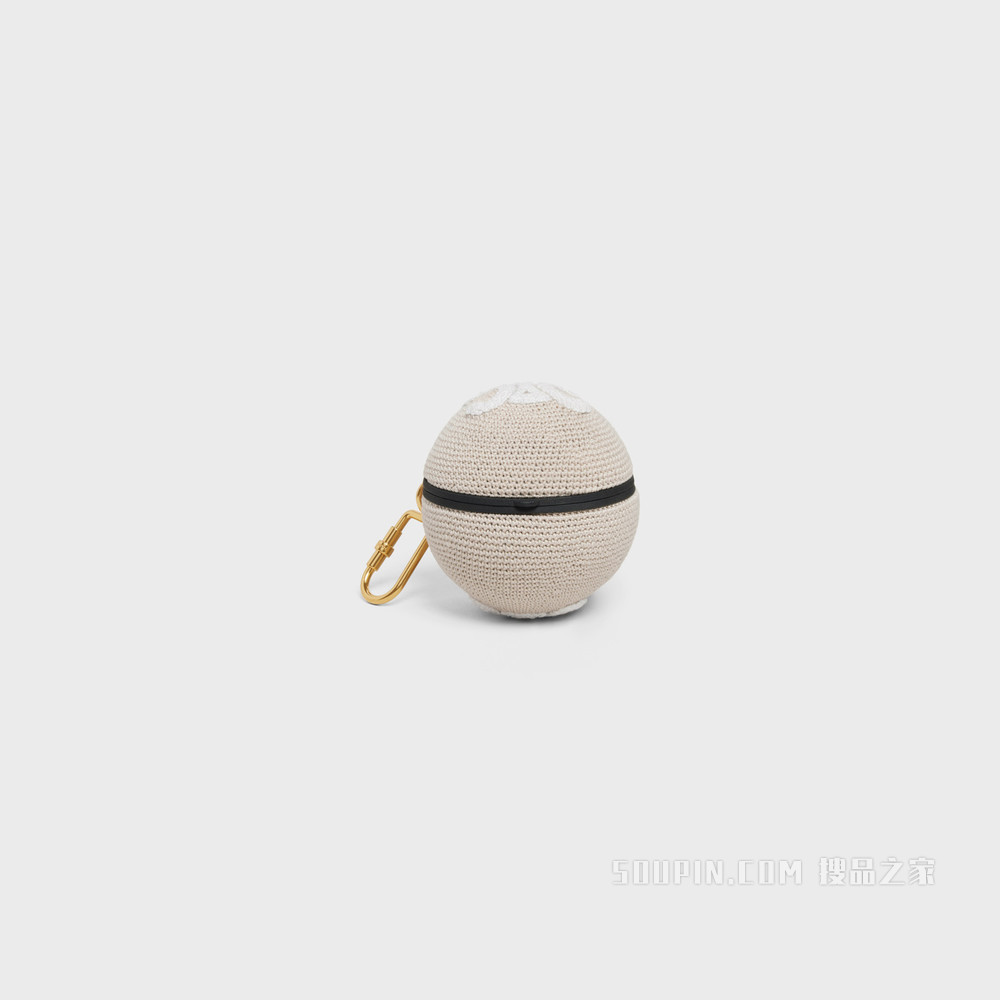 钩针编织Airpods Pro保护套 米色-02BG