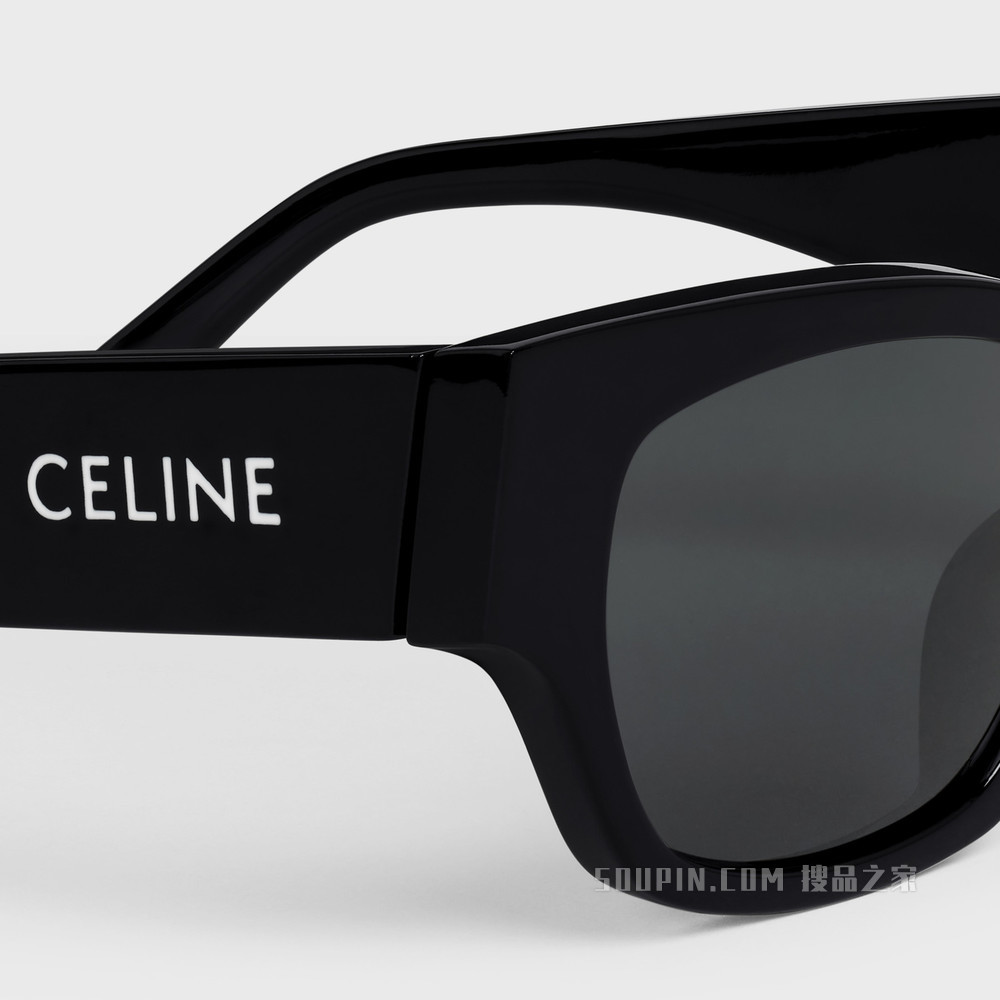 CELINE Monochroms 01醋酸酯太阳眼镜 黑色-38NO