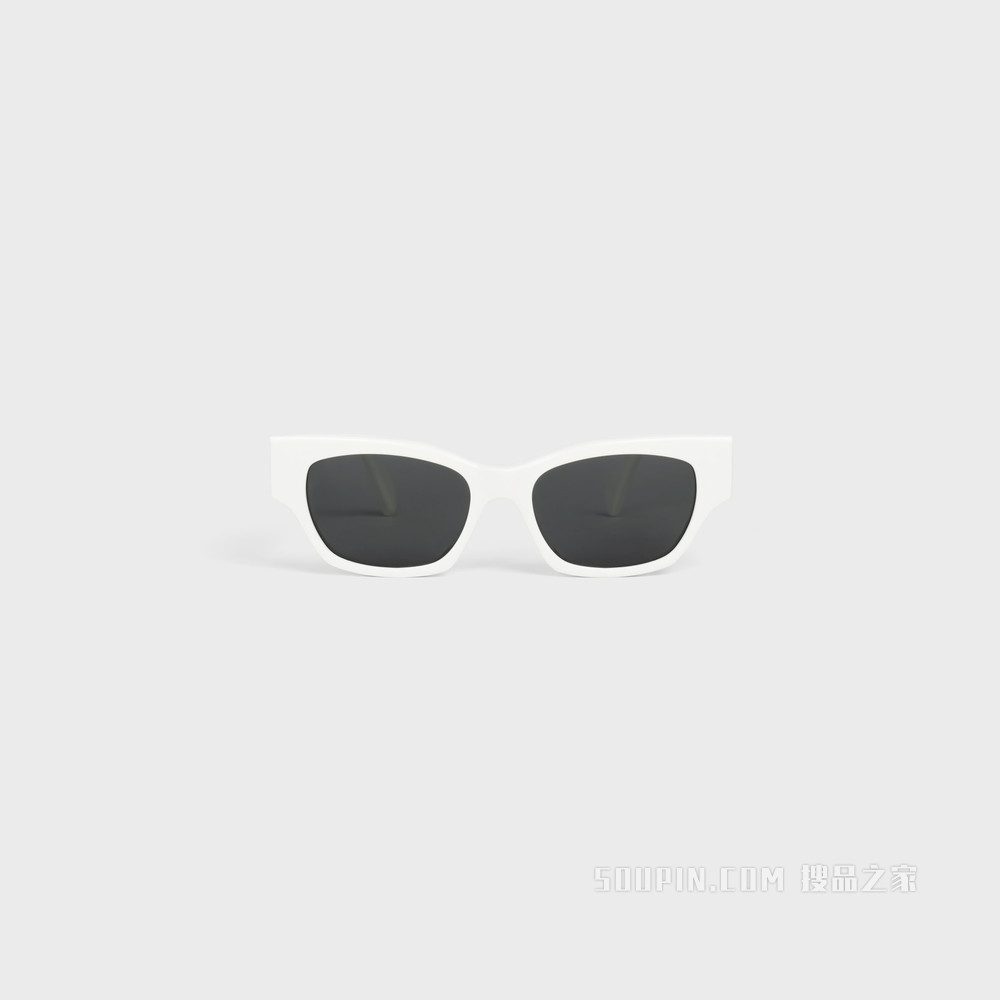 CELINE Monochroms 01醋酸酯太阳眼镜 白色-01BC