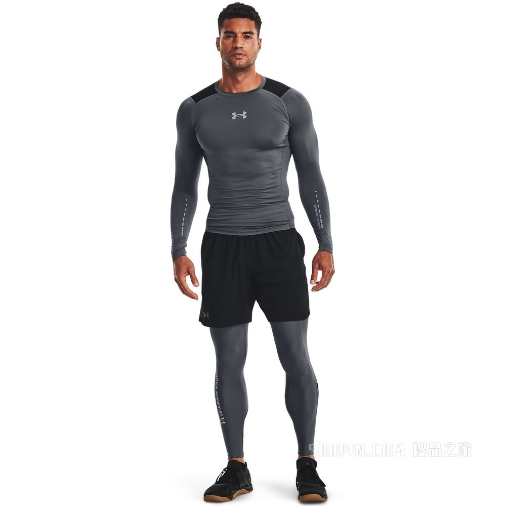 男士UA HeatGear® Vent Comp长袖紧身衣