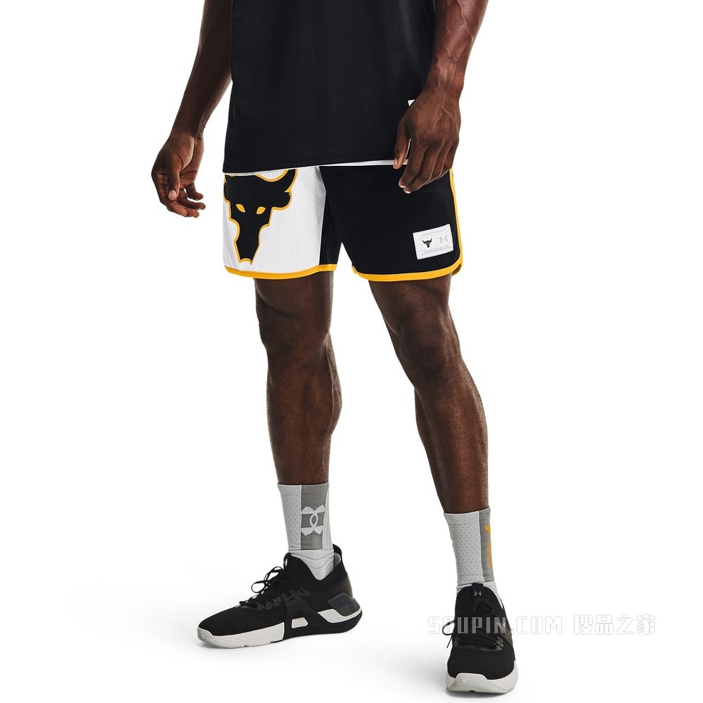 男士Project Rock强森Colorblock Knit短裤