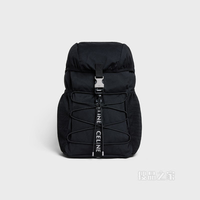中号锦纶徒步背包 黑色-38SI