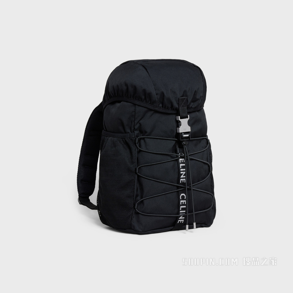 中号锦纶徒步背包 黑色-38SI