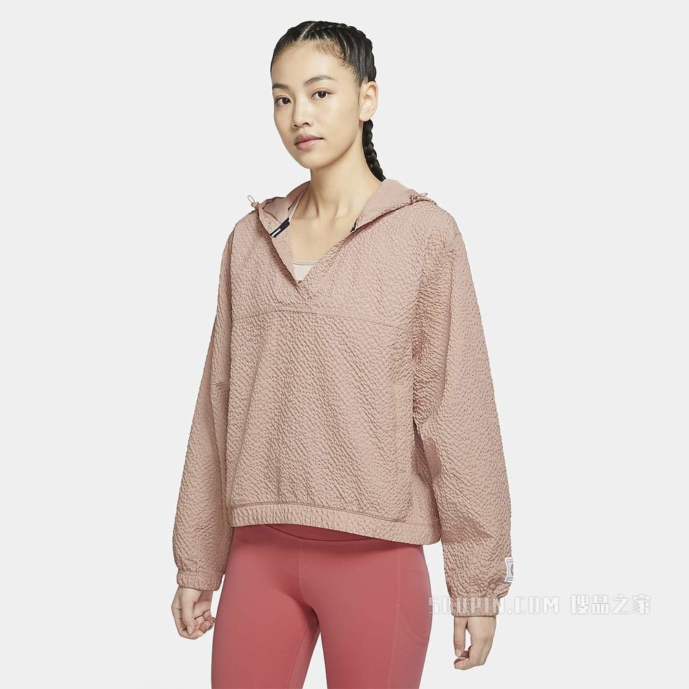 Nike Icon Clash 女子跑步梭织套头上衣