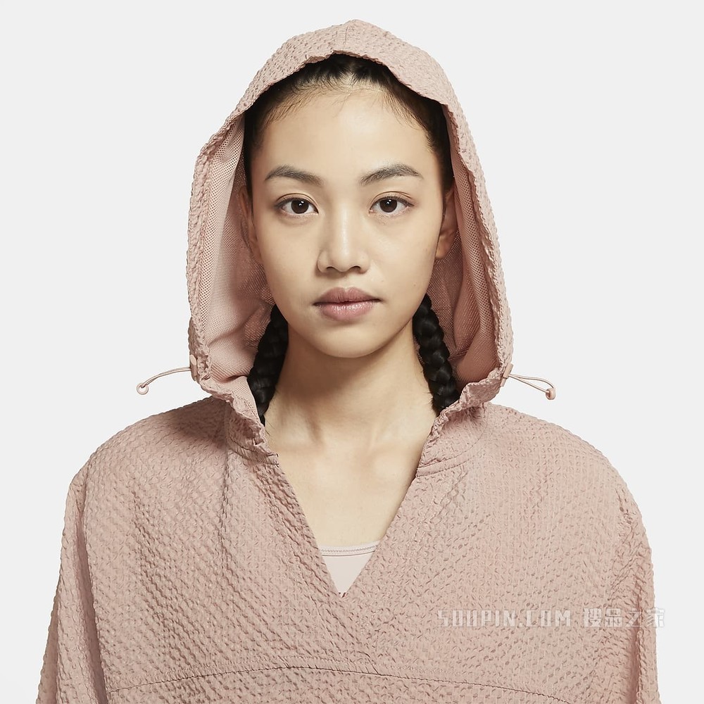 Nike Icon Clash 女子跑步梭织套头上衣