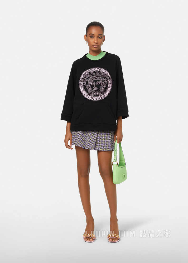 Medusa Crystal宽大版运动衫
