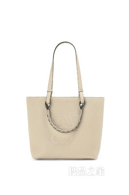 小号粒面牛皮革 Anagram Tote 手袋