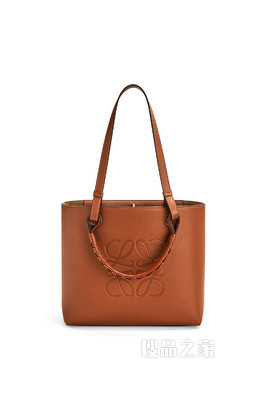 小号经典牛皮革 Anagram Tote 手袋