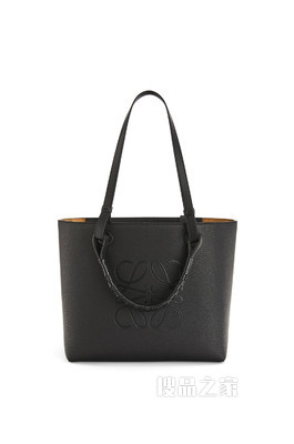 小号粒面牛皮革 Anagram Tote 手袋