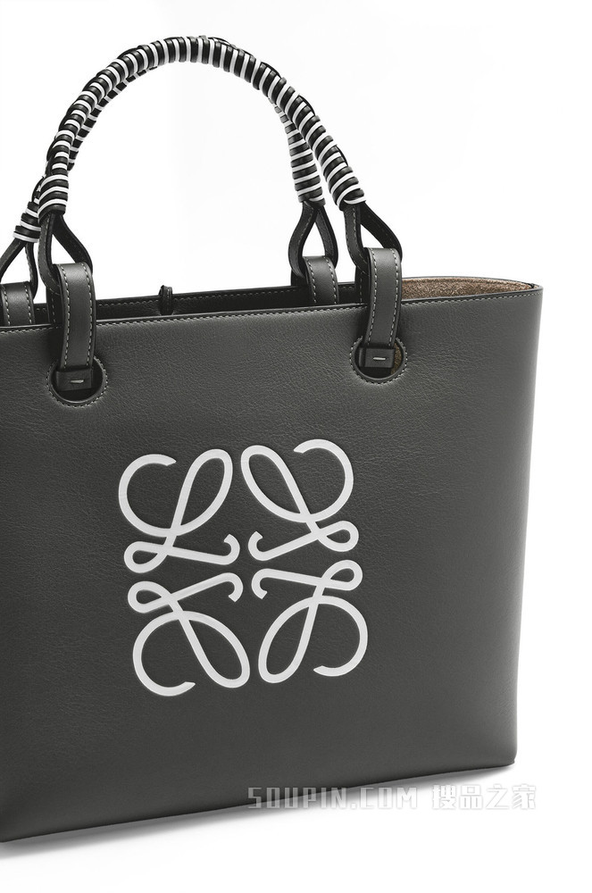 小号经典牛皮革 Anagram Tote 手袋