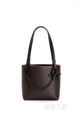 牛皮革双提手 Square Tote 手袋