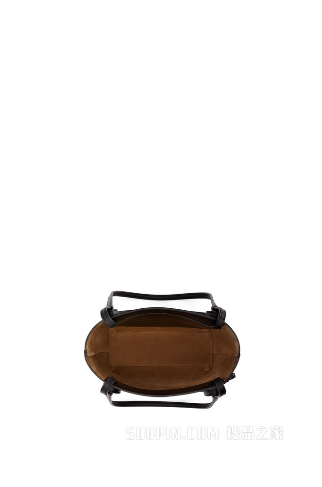 牛皮革双提手 Square Tote 手袋