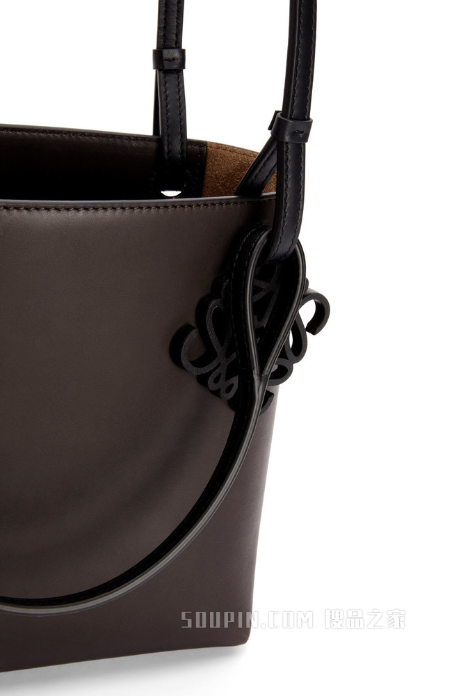 牛皮革双提手 Square Tote 手袋