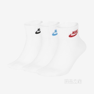 Nike Everyday Essential Ankle 运动袜（3 双）