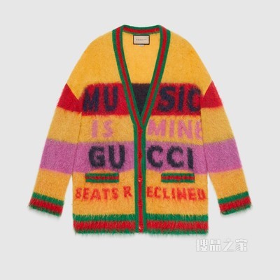 Gucci 100特别系列拉绒马海毛开衫 多色