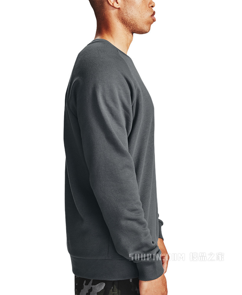 男士UA Rival Cotton圆领运动衣