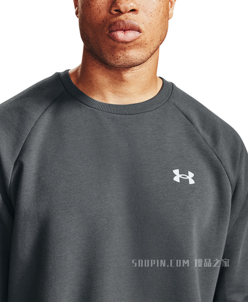 男士UA Rival Cotton圆领运动衣