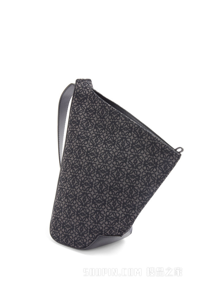 Anagram 提花布和牛皮革 Anton Sling 手袋