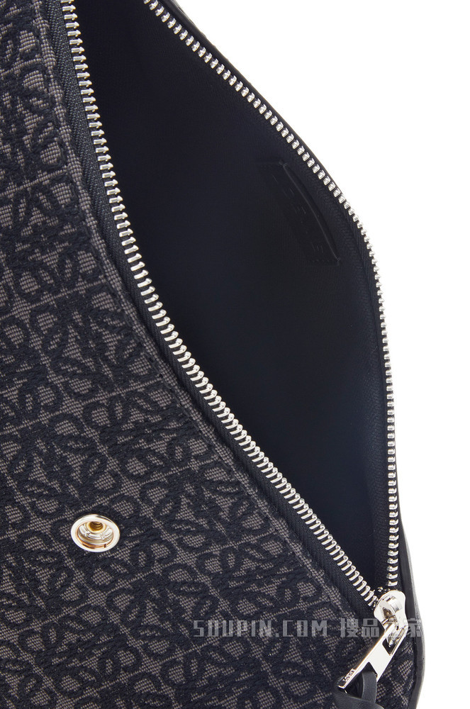 Anagram 提花布和牛皮革 Anton Sling 手袋