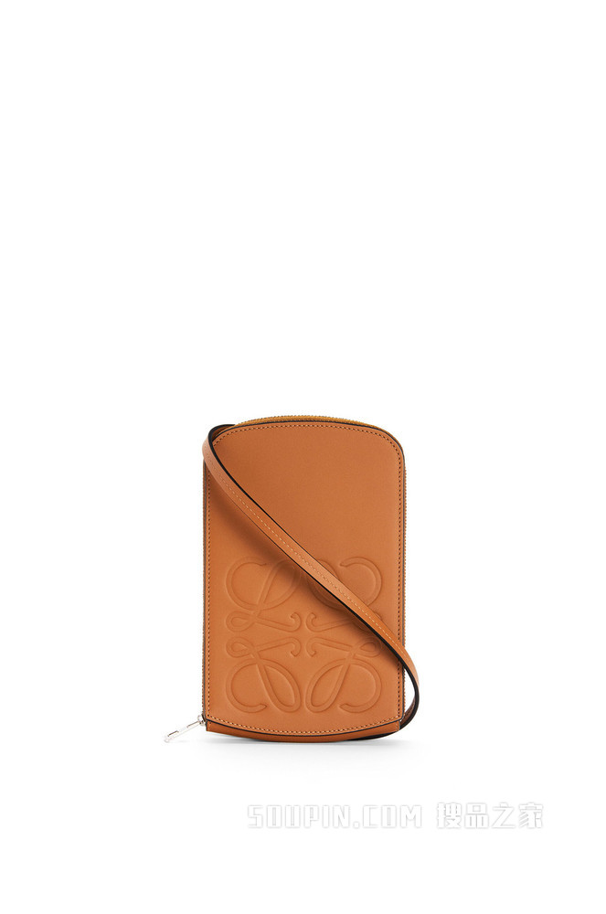 光滑牛皮革品牌多功能套