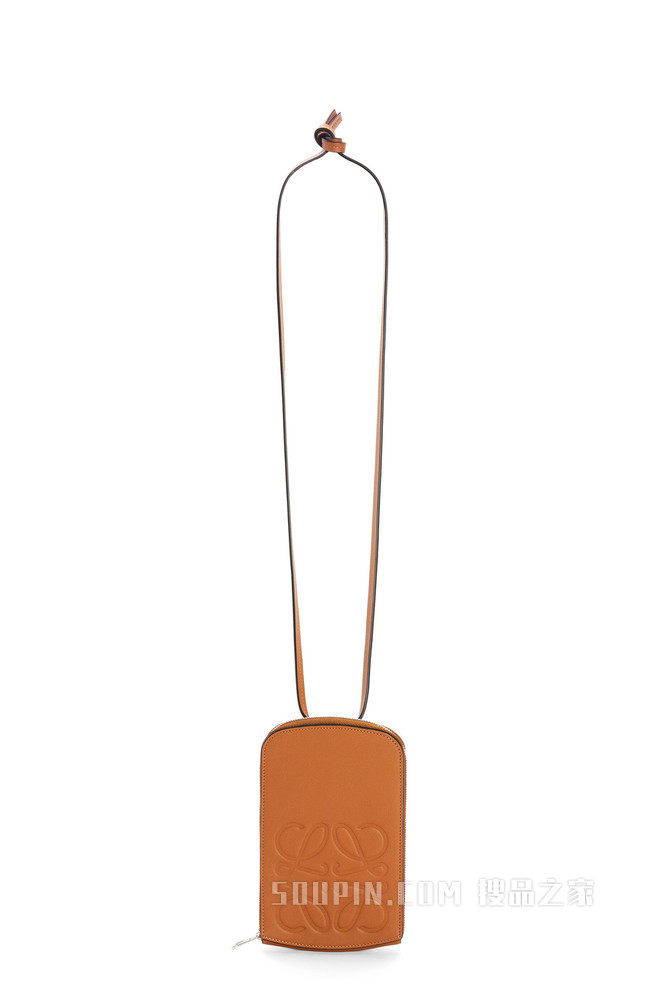 光滑牛皮革品牌多功能套