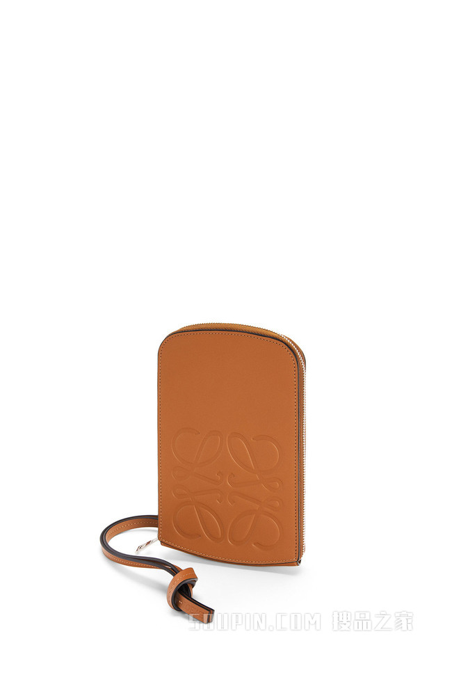 光滑牛皮革品牌多功能套