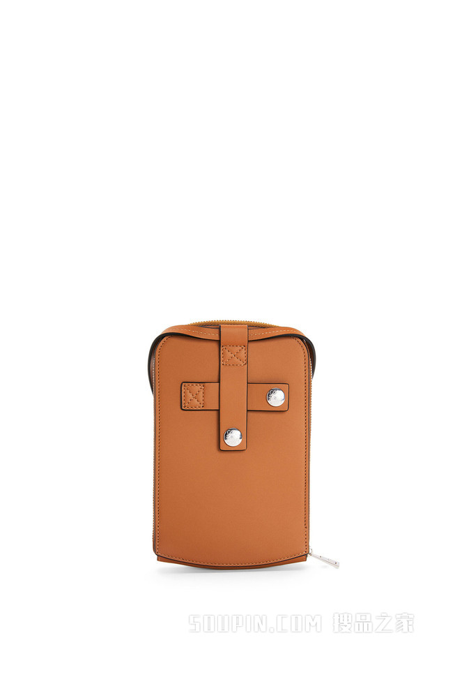 光滑牛皮革品牌多功能套