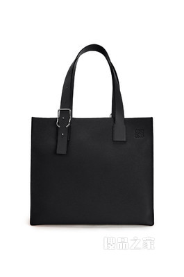 柔软粒面牛皮革 Buckle Tote 手袋