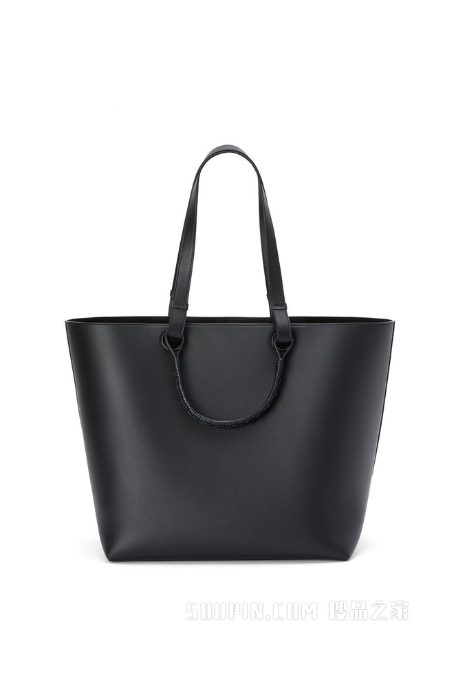 大号经典牛皮革双提手内衣 Tote 手袋