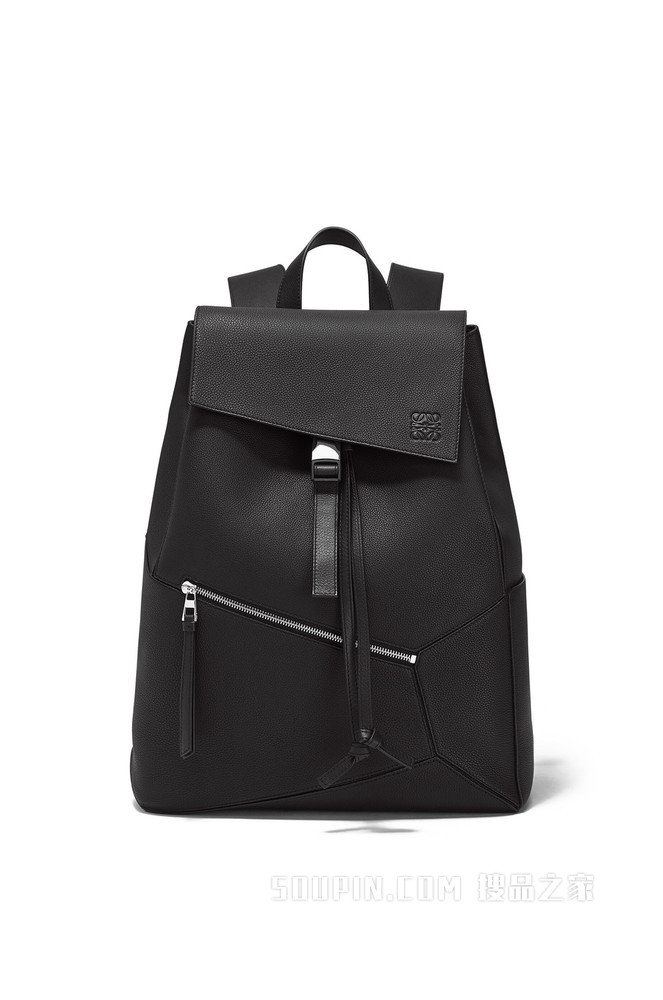 Puzzle Backpack in soft grained calfskin