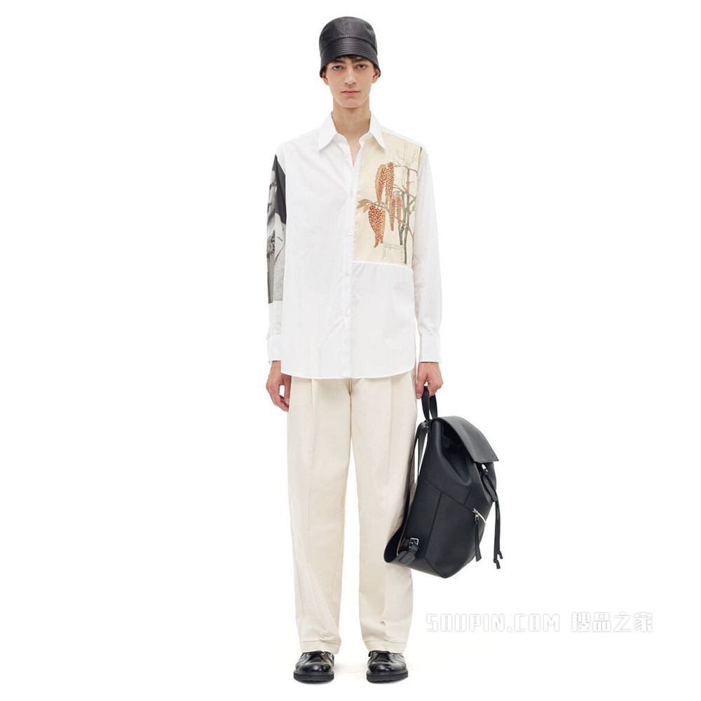 Puzzle Backpack in soft grained calfskin