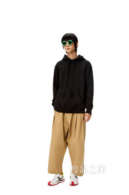 棉质 LOEWE 霓虹连帽衫