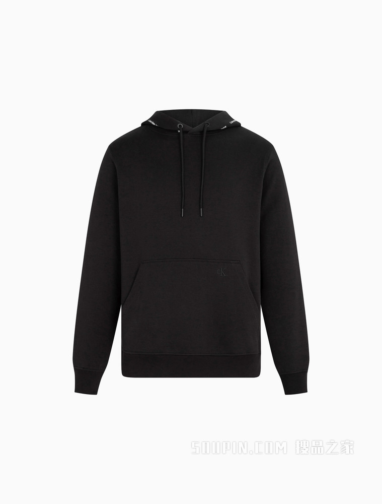Calvin Klein 男士休闲抽绳连帽印花刺绣卫衣J319701