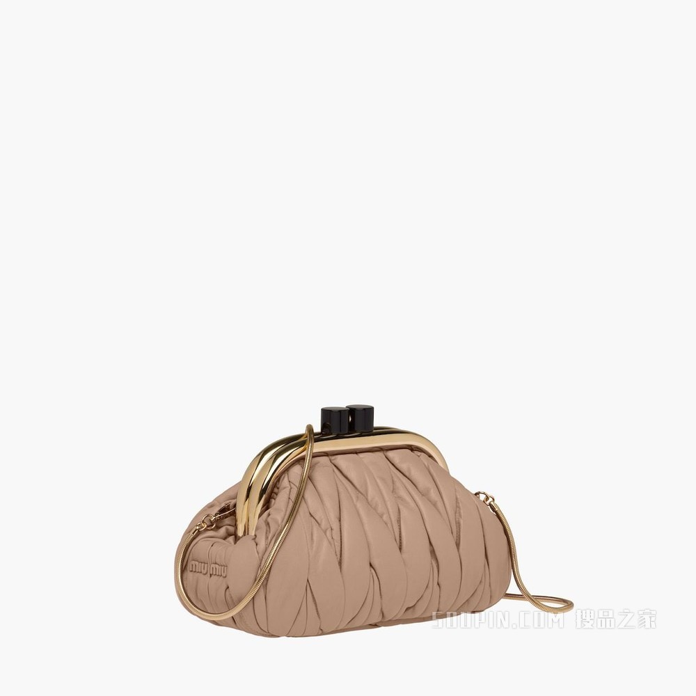 Miu Belle 软羊革手包